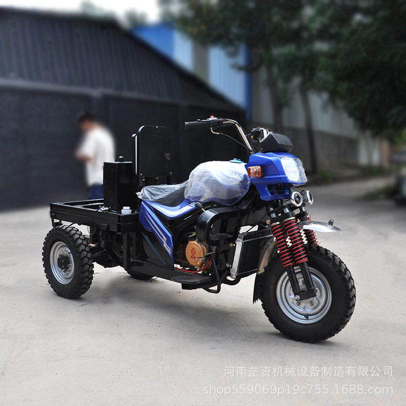 外贸出口三轮摩托车全新厂用三轮燃油摩托拖车拉货运运输三蹦子