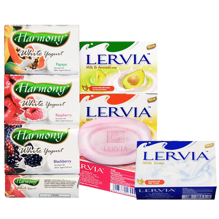 印尼进口乐维亚香皂泡飘漂乐lervia harmony沐浴洗手洗脸澡牛奶酪