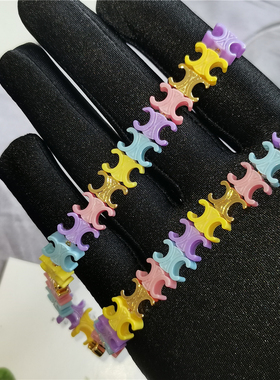 凯旋门亚克力树脂项链手链耳钉