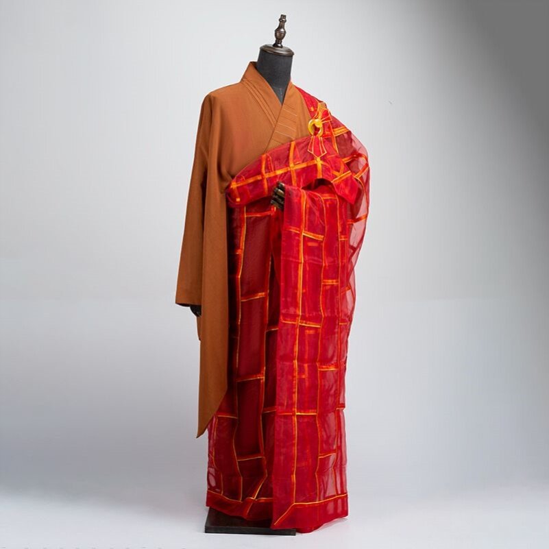 新款僧装夏季薄款透气僧衣法师出家人衣服祖衣袈裟和尚服二十五条