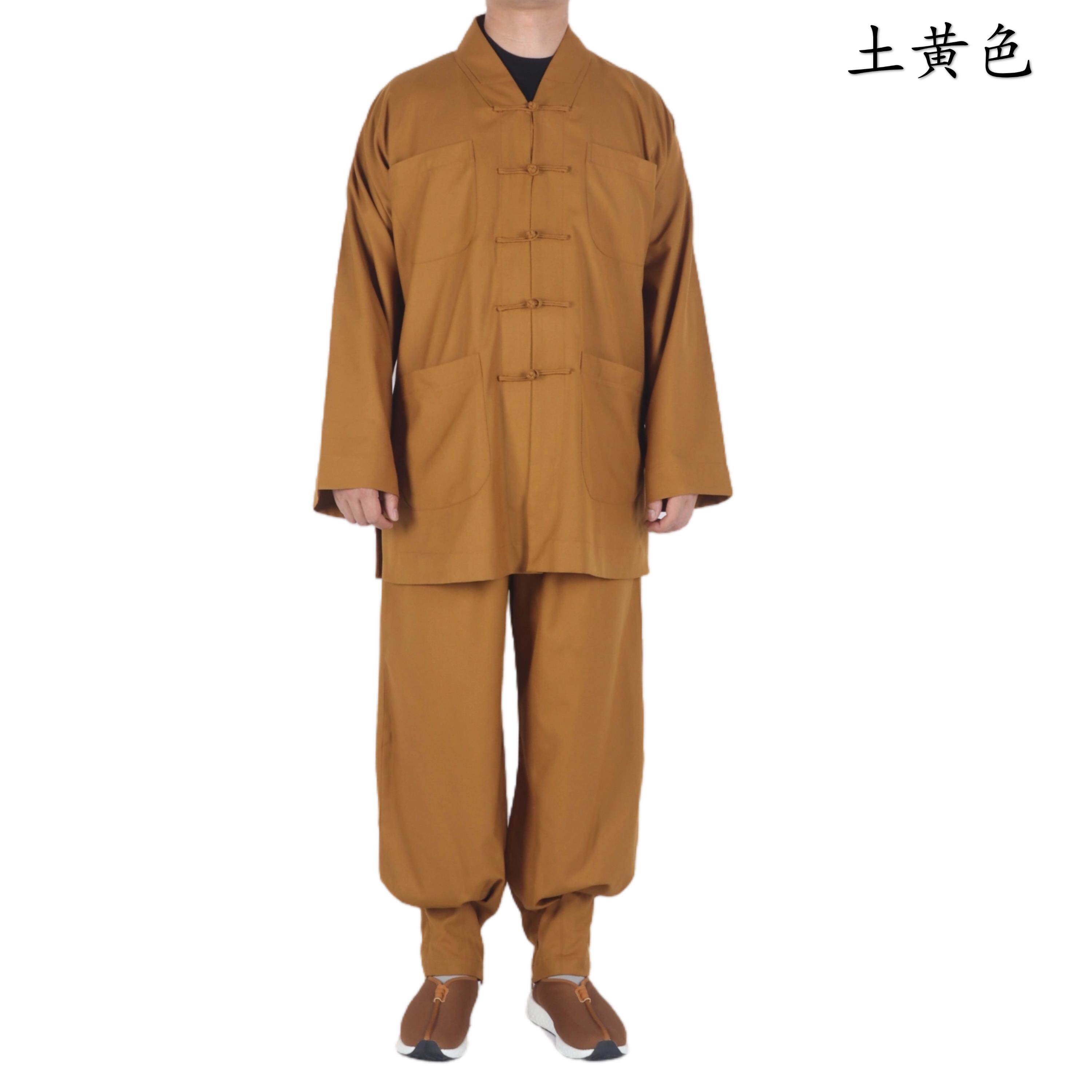 新款僧服短褂春秋季套装僧衣免绑腿秋款小褂套装 顺丰包邮