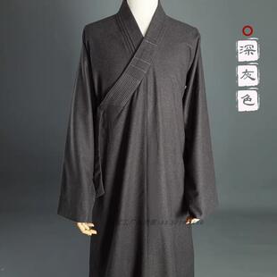 新款僧服春秋冬款出家师父尼姑僧人长褂大褂僧衣袍和尚僧侣服装非