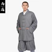 新款 尚远春秋棉布僧服短褂长褂罗汉褂套装 服僧人服饰平纹尼