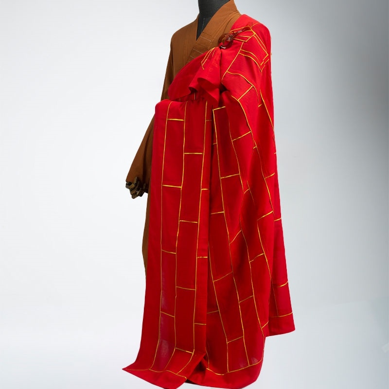 新款高档僧服祖衣袈裟金边佛衣和尚法衣出家师父搭衣缦衣七衣九衣