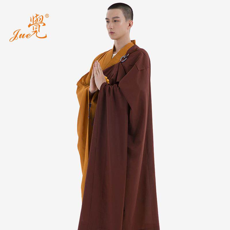 新款觉牌僧服五戒缦衣男女款居士缦衣台湾麻海青海清曼衣