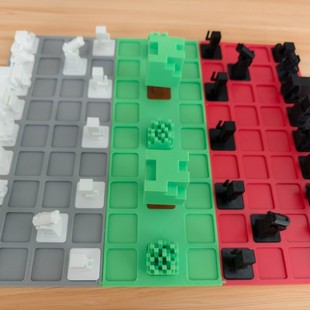 中国象棋我的世界Minecraft风格MC像素化末影带棋盘简单拼装