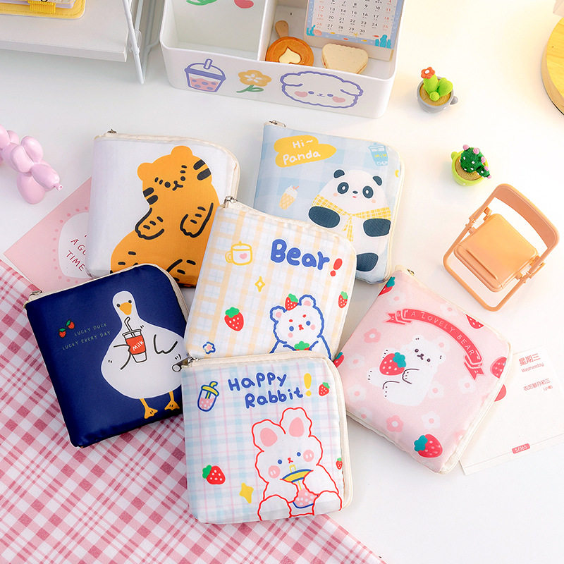 姨妈巾月事小包卫生巾收纳包ins卡通少女月事包便携随身卫生棉包