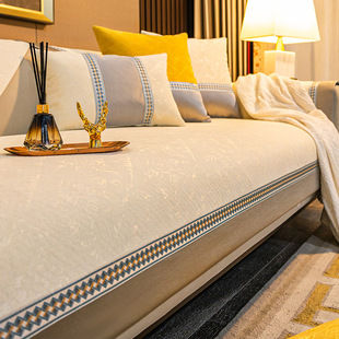 轻奢沙发垫现代高端奢华坐垫2022新款沙发座垫套罩盖布巾四季通用