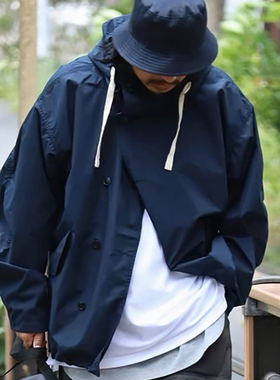 现货nanamica Hooded Jacket冲锋衣外套户外防水机能防风连帽夹克