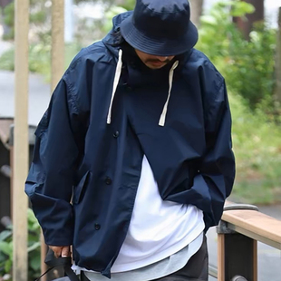 现货nanamica Hooded Jacket冲锋衣外套户外防水机能防风连帽夹克