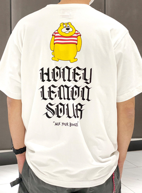 日系beams effect短袖男百搭夏季上衣体恤宽松通用上装打底衫T恤