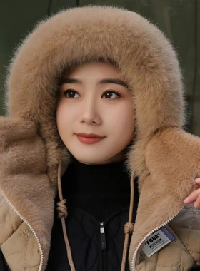 2026新款加绒保暖雷锋帽女秋冬季