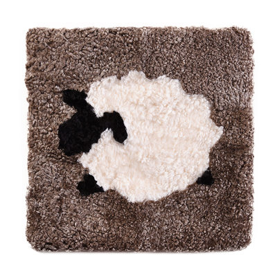 AVELAR澳维拉羊毛椅垫澳羊毛保暖坐垫毛皮椅子垫可爱毛绒动物坐垫