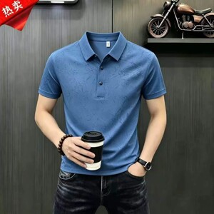 维乾男装专柜正品2026夏季新款男士时尚短袖衬衫高弹休闲polo衫潮