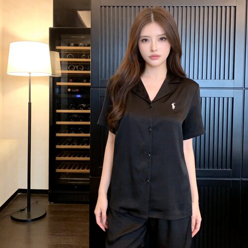 春夏秋季冰丝女高级感家居服套装