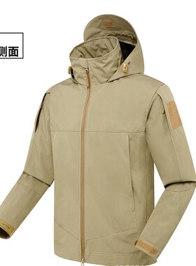 Waterproof jacket for hiking软壳冲锋衣三合一战术外套男登山服