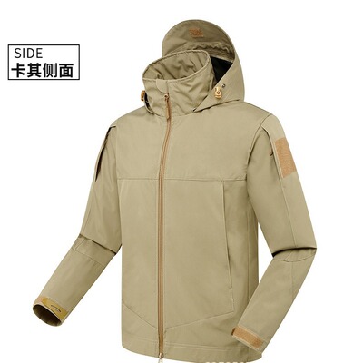 软壳冲锋衣三合一战术外套