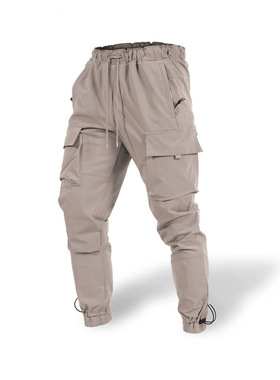 Woven trousers and ankle overalls 潮流青年梭织长裤束脚工装裤