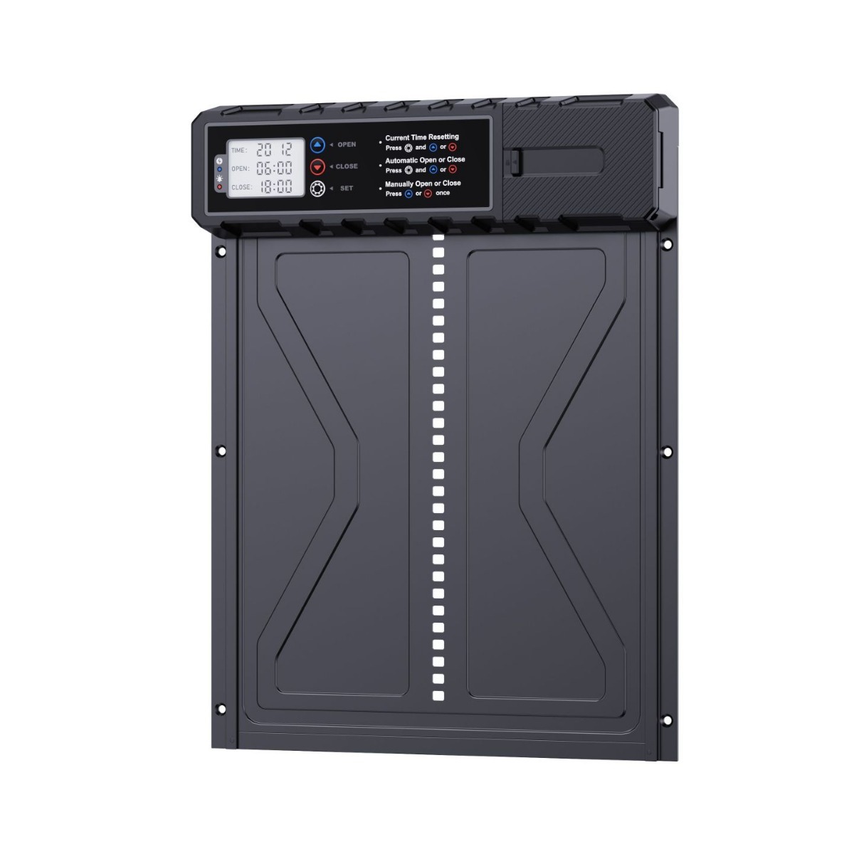 大尺寸定时开关鸡窝门