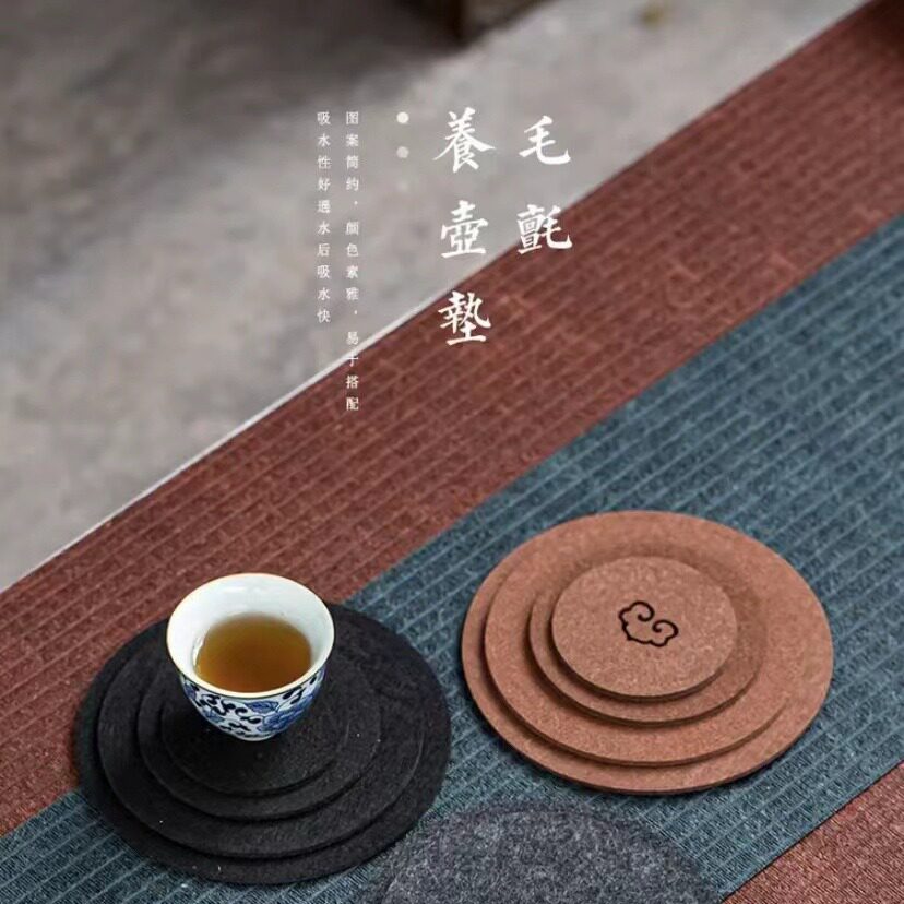 厂家定制圆形吸水杯垫