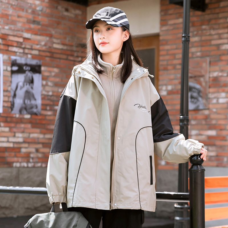 6009高初中生秋冬季外套春秋2023新款爆款大童学生冲锋衣棉衣