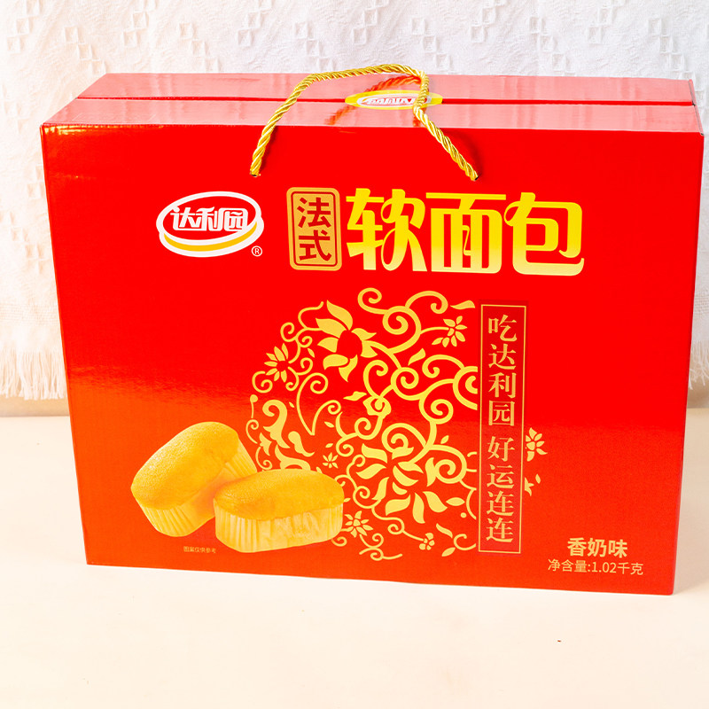 达利园法式软面包礼盒早餐糕点心手撕小面包懒人宿舍充饥休闲零食图片