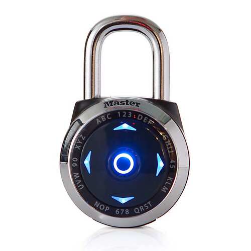 玛斯特(Master Lock)电子方向密码锁1500eXD美国原产LED健身房储