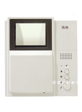 冠林可视对讲彩色室内分机AH1-F3VC门禁AH1-F3V黑白门铃电话AH1-F
