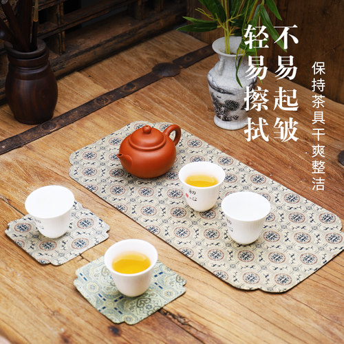 干泡茶垫日式小清新云锦织锦工艺