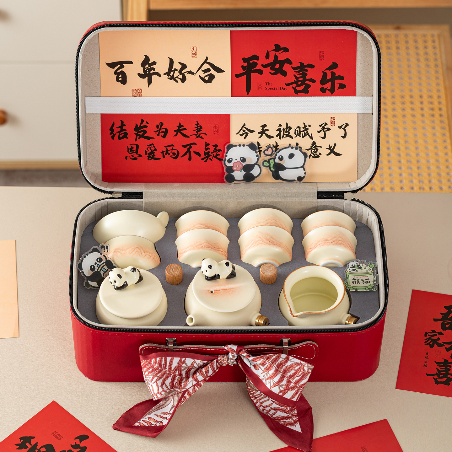 唐呈新婚礼物送新人结婚茶具套装