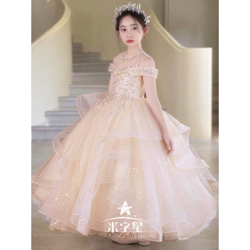 女童高端花童公主礼服生日婚礼