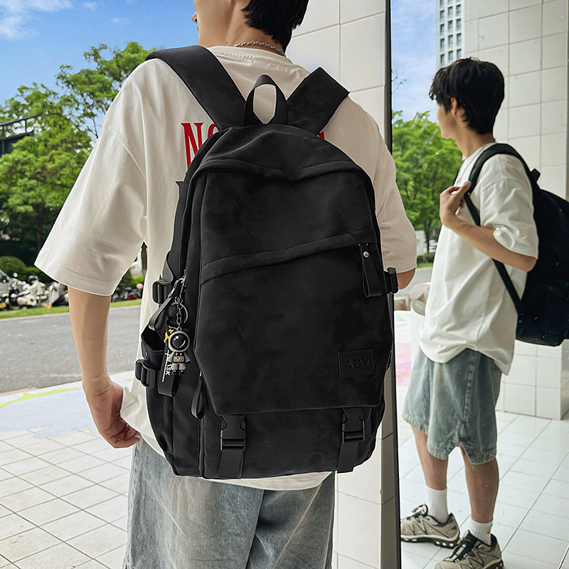 学生书包初中生男高颜值青少年双肩包男生高中生时尚潮流中学生女