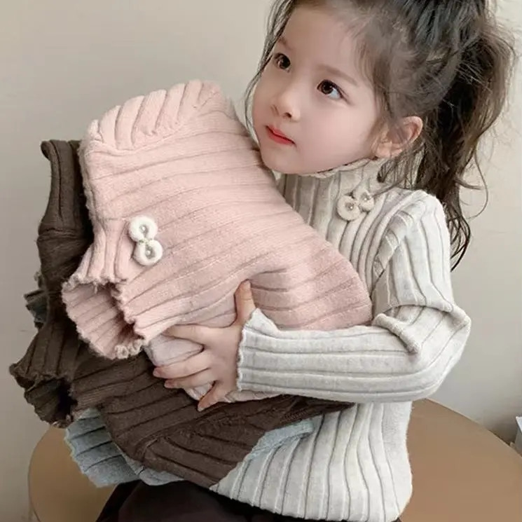 女童高领毛衣秋冬款儿童