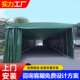 户外活动仓库雨棚大型电动篮球场雨蓬推拉帐篷临时折叠遮阳伸缩蓬