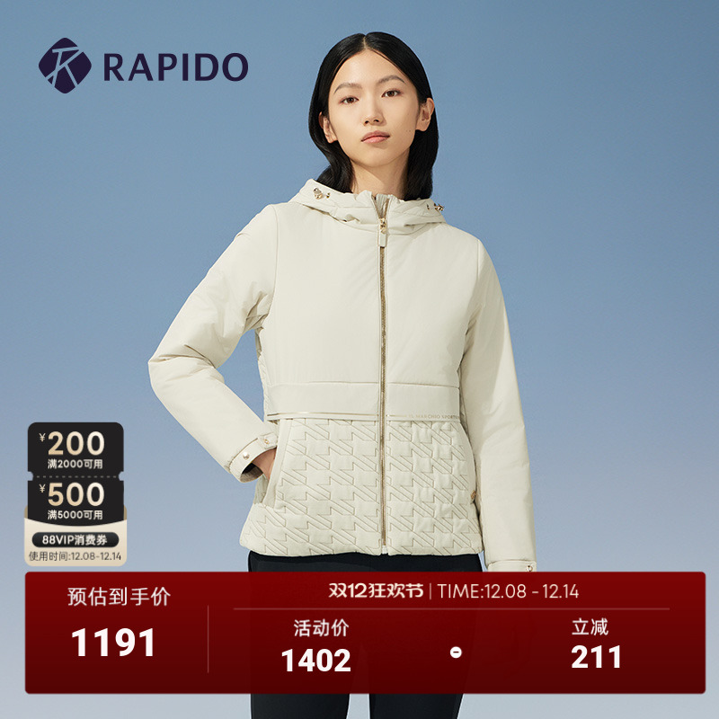 RAPIDO棉服外套秋冬新款女士