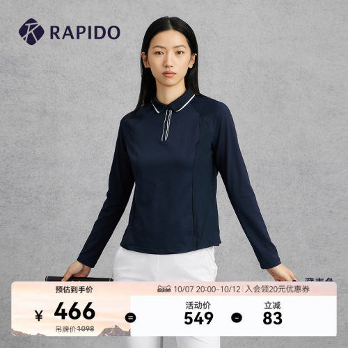 RAPIDO雳霹道女士长袖POLO衫