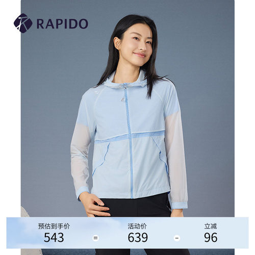 RAPIDO24年春夏女士果冻夹克
