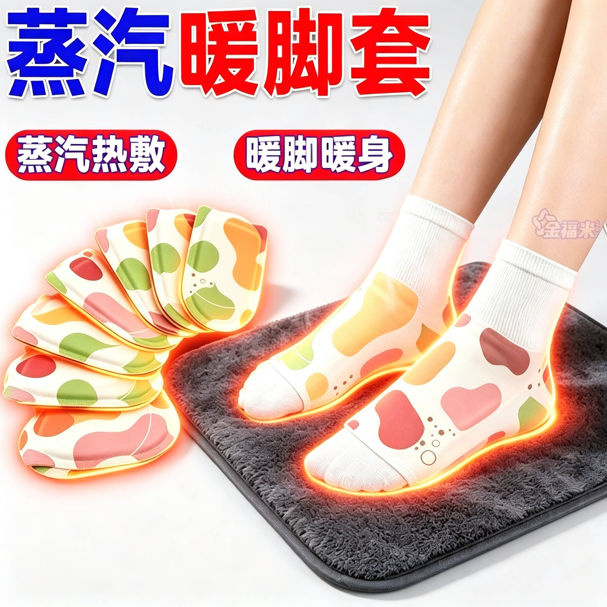 发热袜套【柔软面料】持久恒温