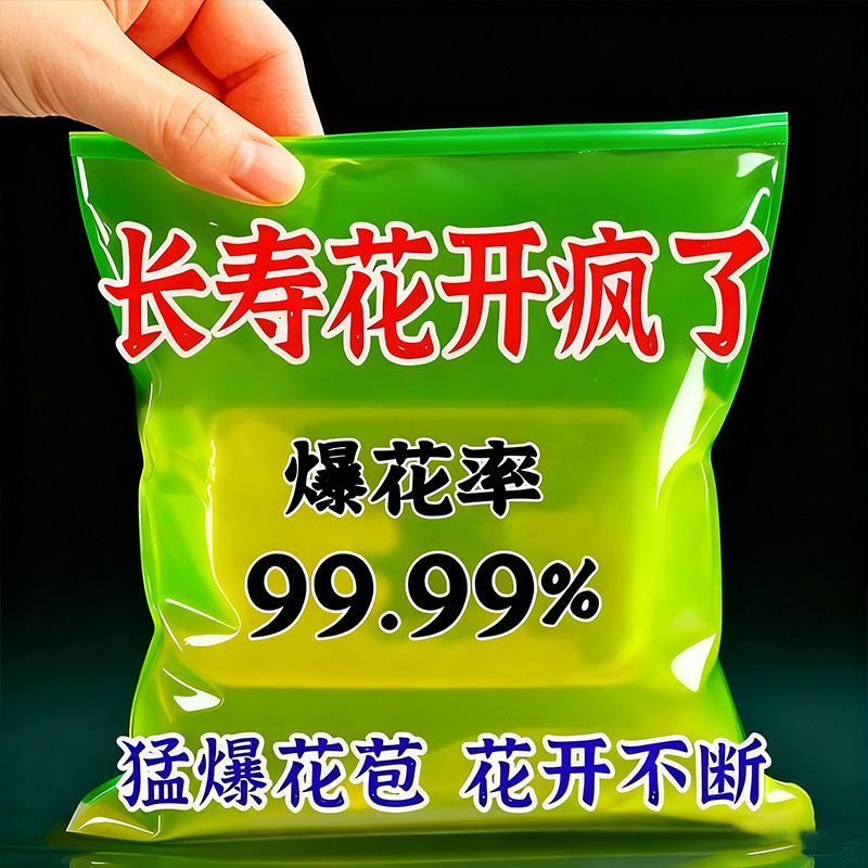 【一撒就开花】长寿花专用肥催苞促开花治黄叶增花蕾延花期肥料