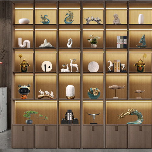 新中式花瓶摆件套装餐厅装饰品