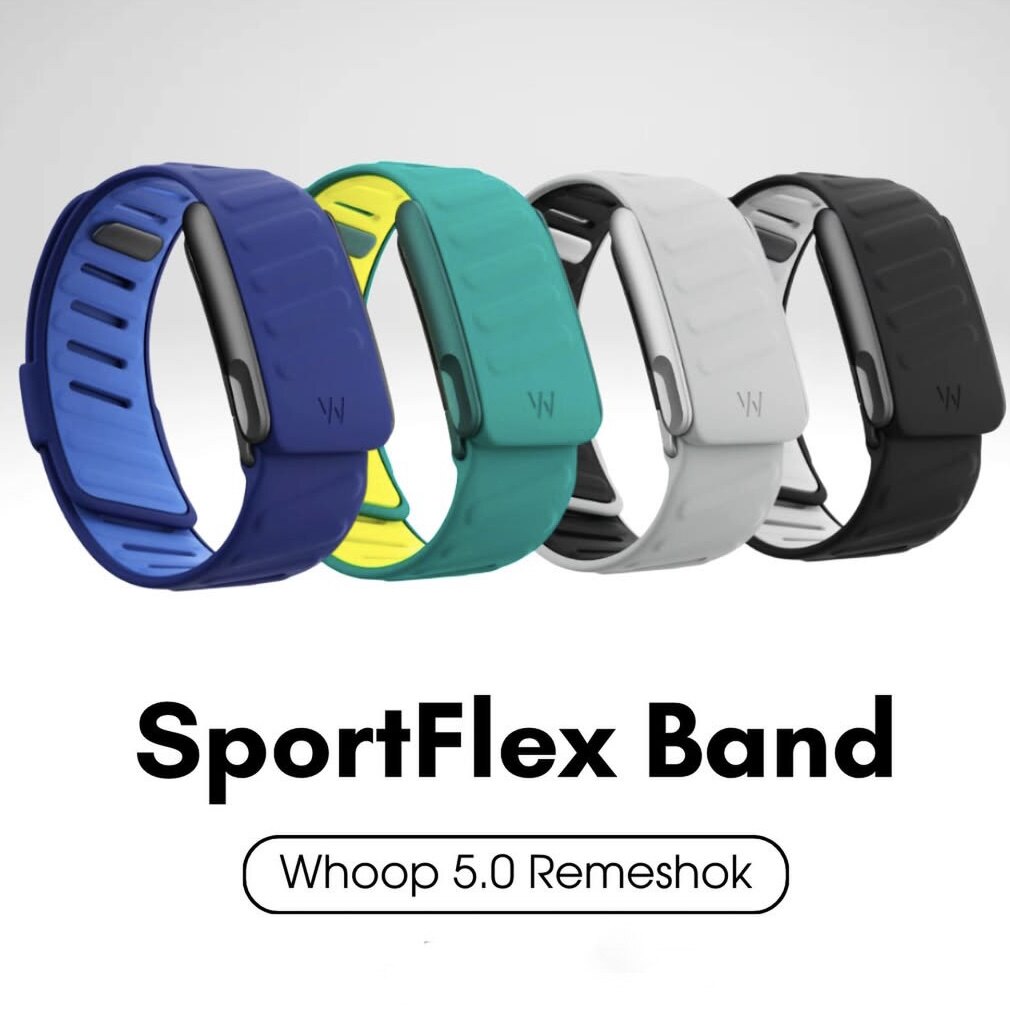 美国直邮WHOOP 5.0 SportFlex腕带C罗手环防水硅胶运动健身表带