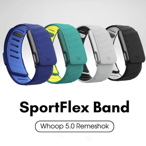 美国直邮WHOOP 5.0 SportFlex腕带C罗手环防水硅胶运动健身表带