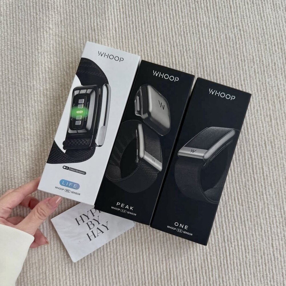 美国直邮WHOOP 5.0/MG智能运动手环12个月会员健康监测追踪器防水