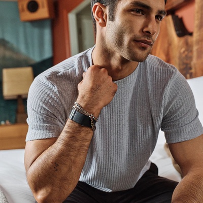 美国直邮WHOOP 5.0 LeatherLuxe皮革奢华直链表带手环带健康