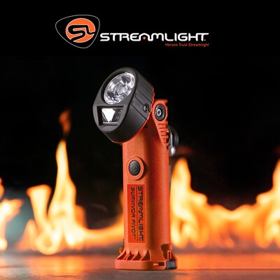 美国Streamlight幸存者Survivor 溪流之光 直角防爆手电消防胸灯