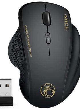 Wireless Mouse Ergonomic Computer Mouse PC Optical Mause wit