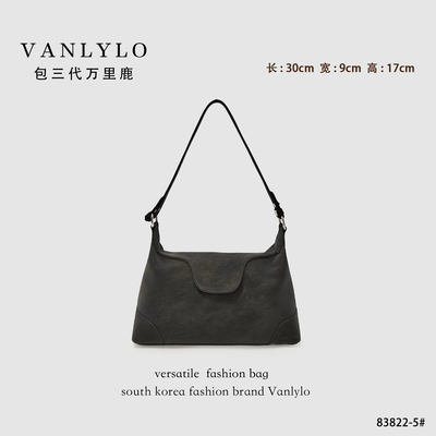 包三代万里鹿新款单肩包83822-5