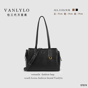 【招财保龄球大号】波斯顿包三代万里鹿新款单肩包9707