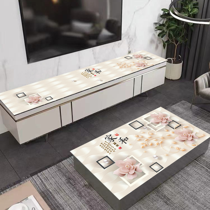 PVC桌布无味防水防油防烫防尘免洗茶几垫子电视柜餐桌软玻璃茜扬,居家布艺,桌布,淘宝优惠券,粉丝福利购,淘宝优惠卷