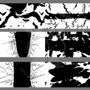 破碎撕碎撕裂碎片转场动画15组视频素材